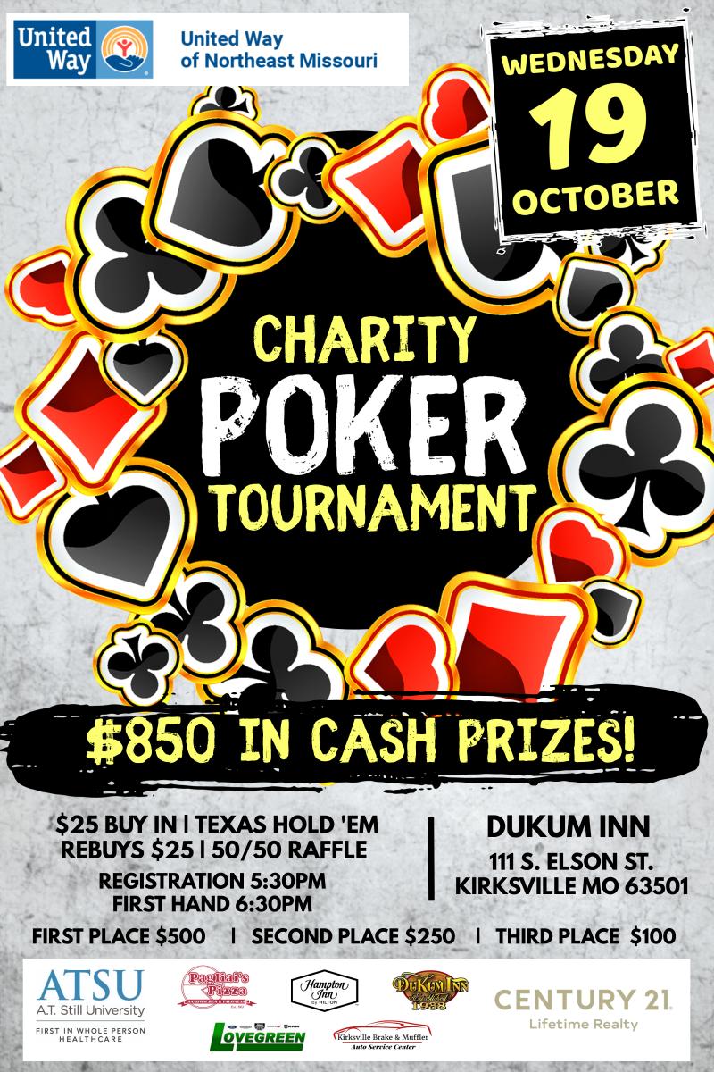 Don't Miss our Fall Texas Hold'em Poker Tournament!!!!