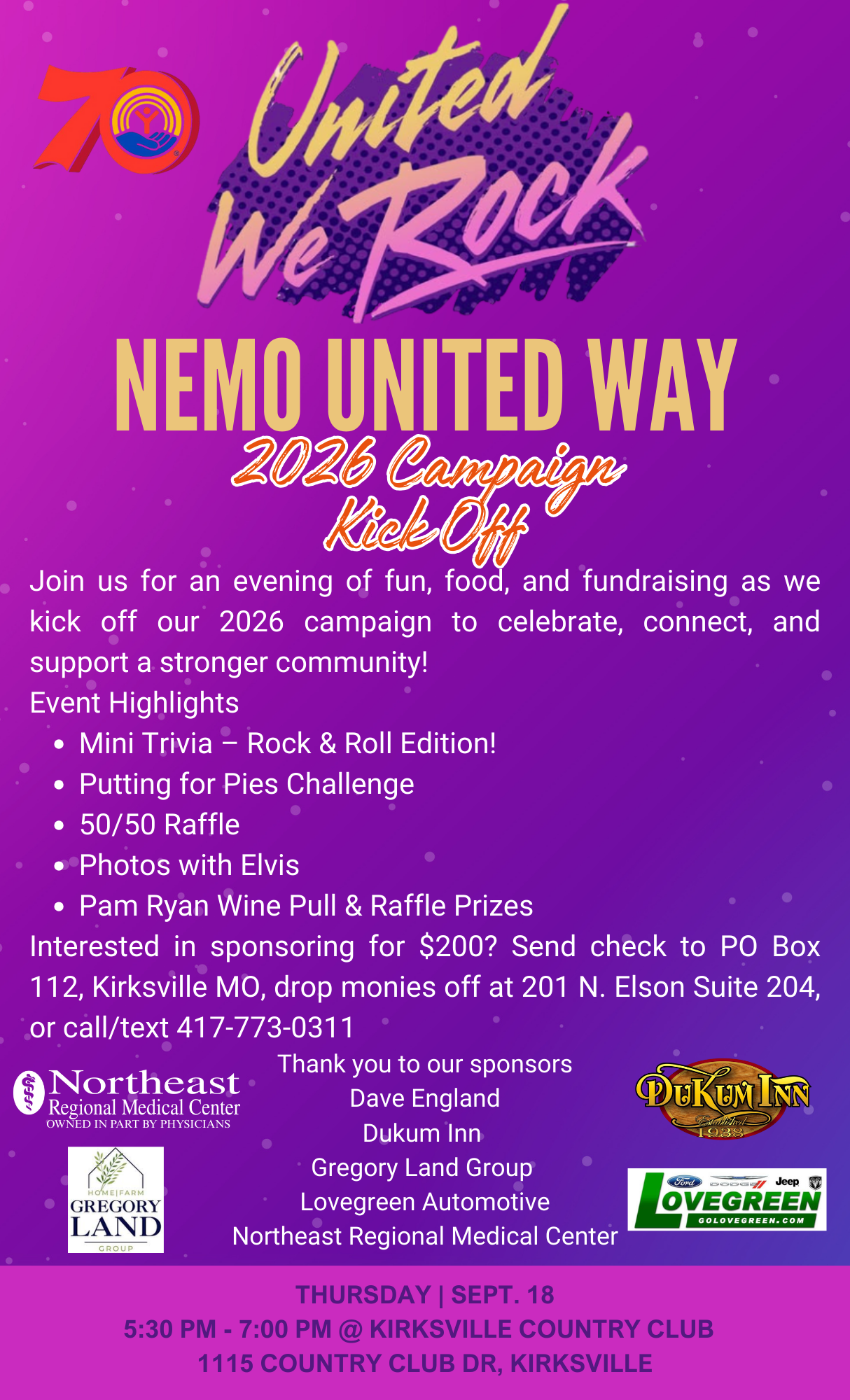 Kick Off Flier